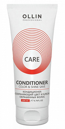 Ollin Кондиционер, сохраняющий цвет и блеск окрашенных волос / Care, 200 мл