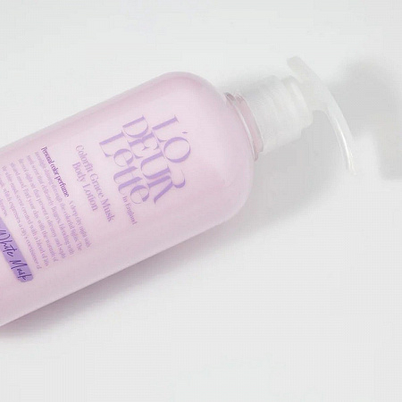 LODEURLETTE Парфюмированный лосьон для тела с ароматом белого мускуса / In England Colorfit Grace Musk Body Lotion, 500 мл