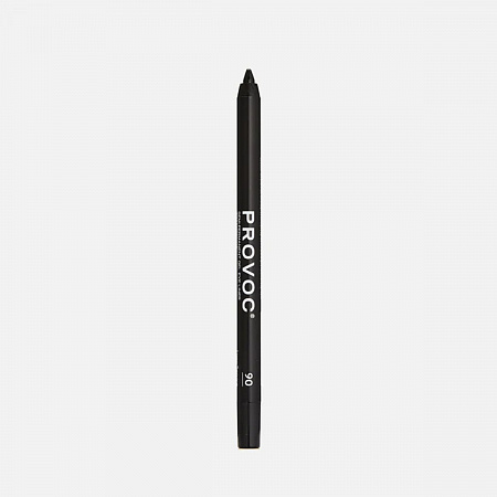 Provoc Гелевый карандаш-подводка для глаз водостойкий / Semi Permanent Gel Eye Liner №90 Limo Service, черный