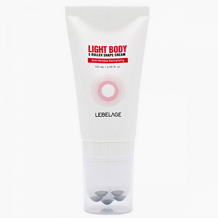 Lebelage Крем для тела массажный с 5 роликовыми шариками / Light Body 5 Roller Shape Cream, 120 мл
