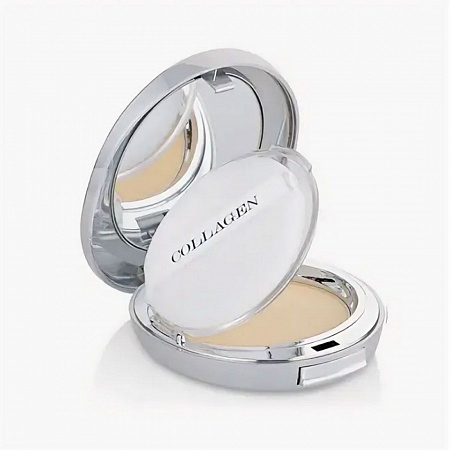 Enough Пудра для светлой кожи со сменным блоком / Collagen Whitening Moisture Two Way Cake №21 SPF30 PA+++, 13 мл x 2
