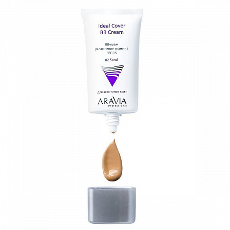 Aravia BB-крем для лица увлажняющий / Ideal Cover BB-Cream Sand SPF-15 02, 50 мл