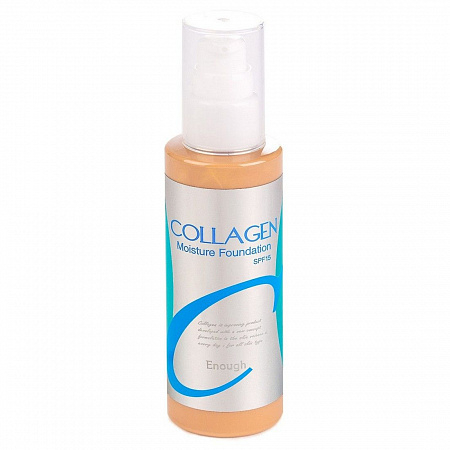Enough Увлажняющий тональный крем для лица с коллагеном №21 / Collagen Moisture Foundation SPF15, 100 мл