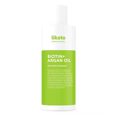 Likato Бальзам для волос восстанавливающий / Recovery Repairing Hair Balm Betaine + Argan Oil, 400 мл
