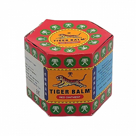Tiger Balm Натуральный тигровый бальзам для тела Красный тигр / Red Ointment, 19,4 г
