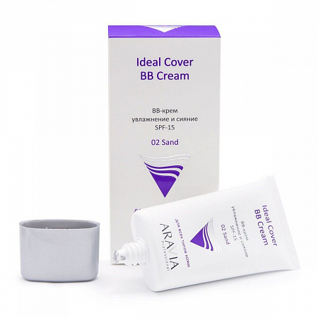 Aravia BB-крем для лица увлажняющий / Ideal Cover BB-Cream Sand SPF-15 02, 50 мл
