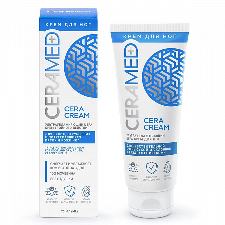 Ceramed Подарочный набор: крем для рук, крем для ног, крем для лица и тела / Healthy Skin, 75 мл x 2, 100 мл