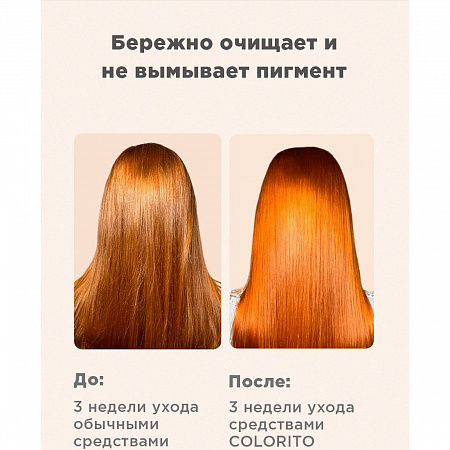 Likato Шампунь для окрашенных волос / Colorito Vitamin E + B5, B3, Macadamia Oil, 250 мл
