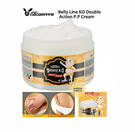 Elizavecca Подтягивающий детокс-крем для тела / Belly Line K.O Double Action P.P Cream, 100 мл