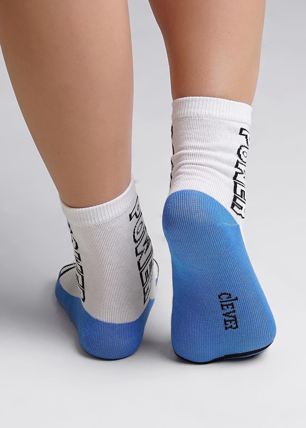 Ст.цена 69р CLE С1416 16-18,18-20 Носки детские для мальчика С1416 16-18,18-20 белый/синий