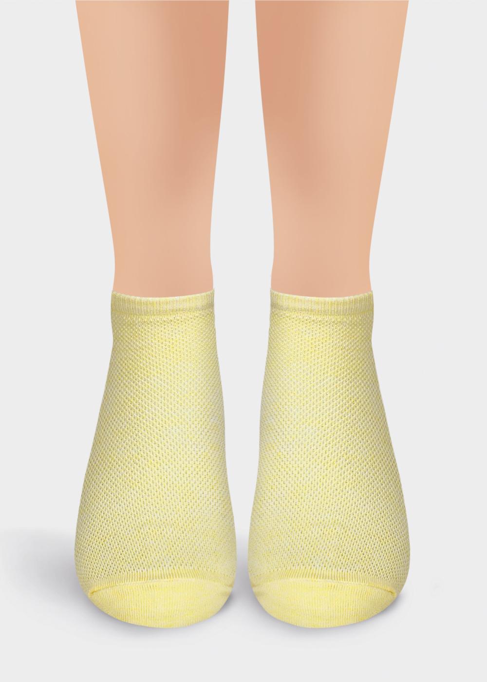 Ст.цена 49р CLE С1210А 16-18,18-20 Носки детские для девочки С1210А 16-18,18-20 меланж жёлтый