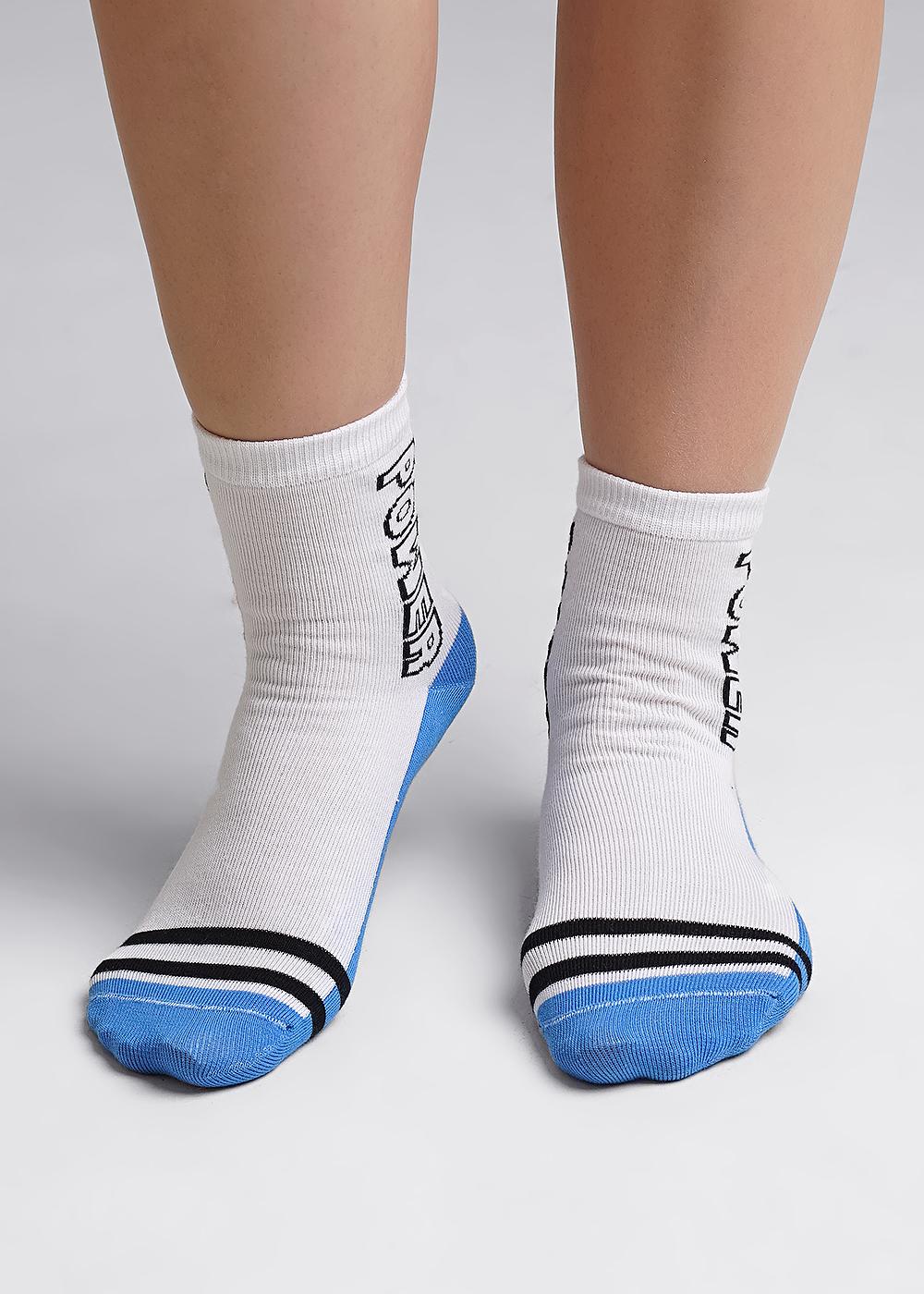 Ст.цена 69р CLE С1416 16-18,18-20 Носки детские для мальчика С1416 16-18,18-20 белый/синий