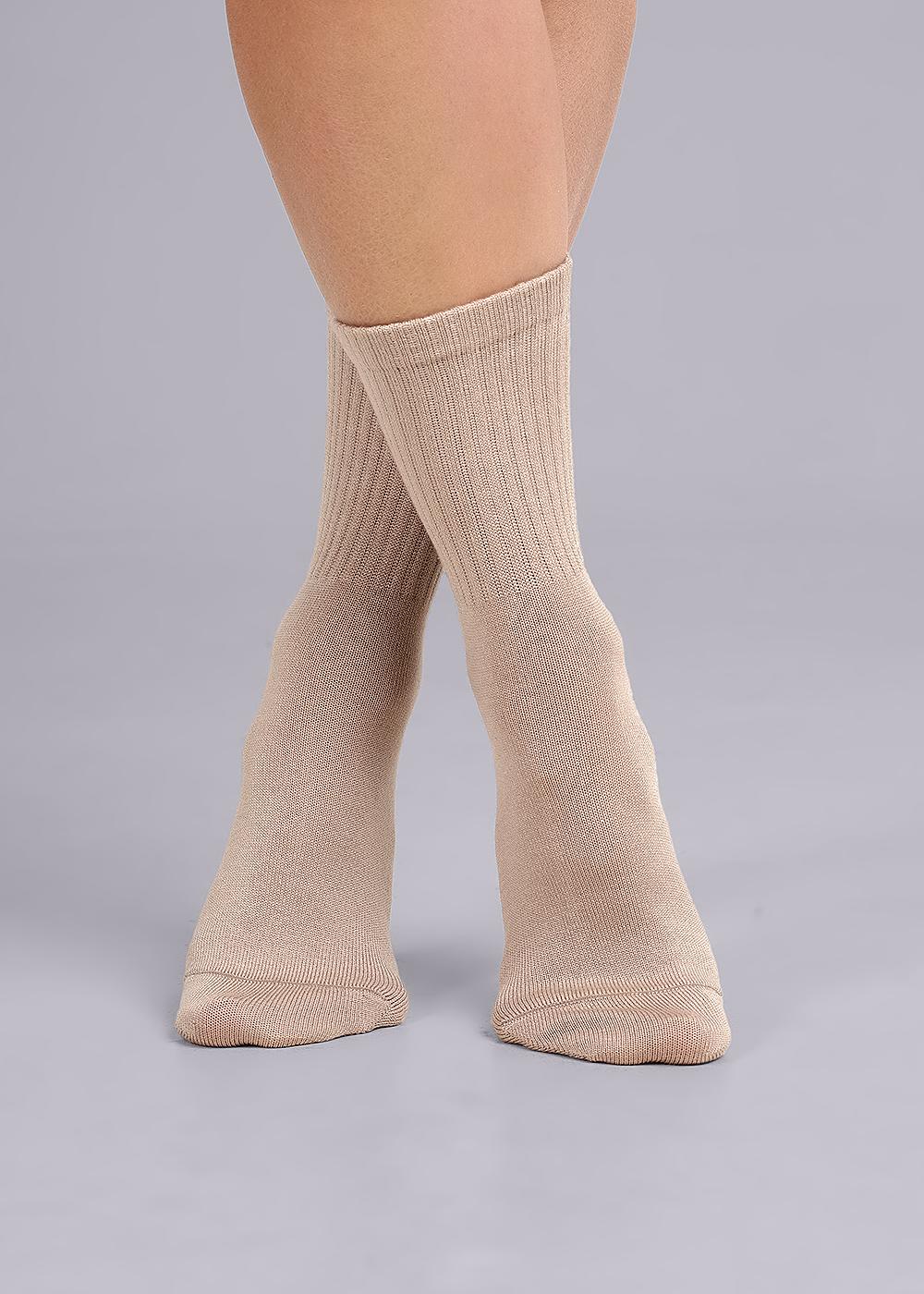 CLE Д2423 Носки женские Д2423 св.бежевый