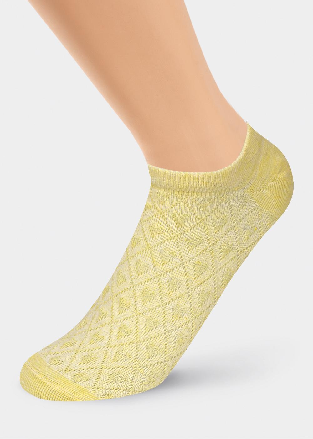 Ст.цена 49р CLE С1210 16-18,18-20 Носки детские для девочки С1210 16-18,18-20 меланж жёлтый