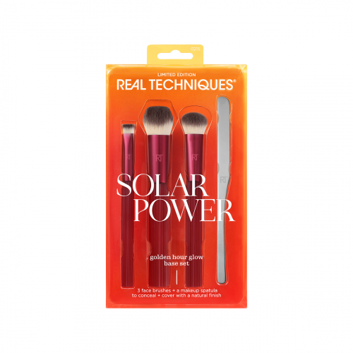 АКЦИЯ!!! (Было 1775р!!) Набор для макияжа Real Techniques Solar Power Golden Hour Glow Base Set