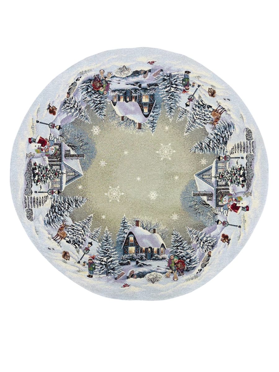 Гензель и Гретель Салфетка д90 см 2414907 серебро New