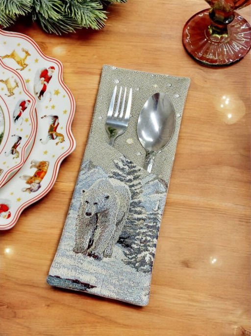 Конверт для Сервировки ( комплект 2 шт ) Арктика 2 2415542 серебро