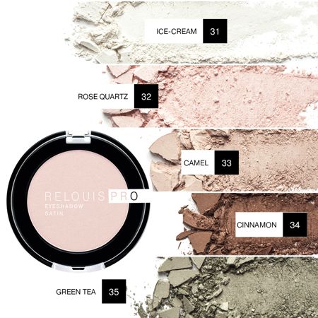 RELOUIS/Тени д/век Pro Eyeshadow SATIN 31 Ice-Cream