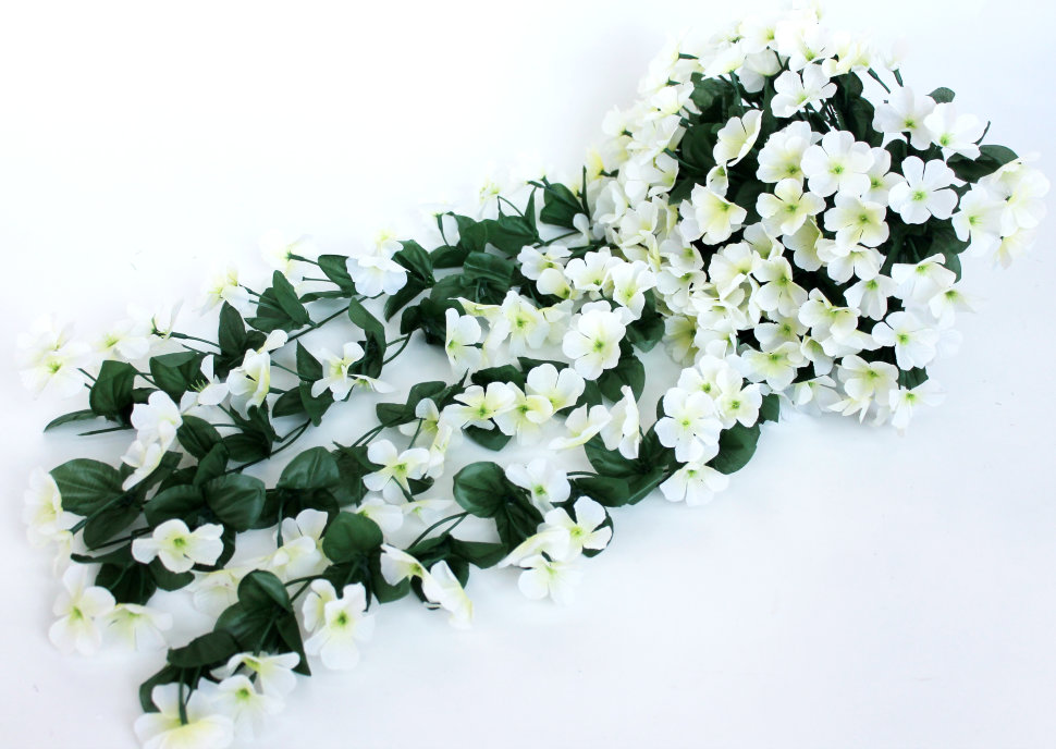 Б11810 Б/С Фиалка ампельная длинная 204 цветочка 80см