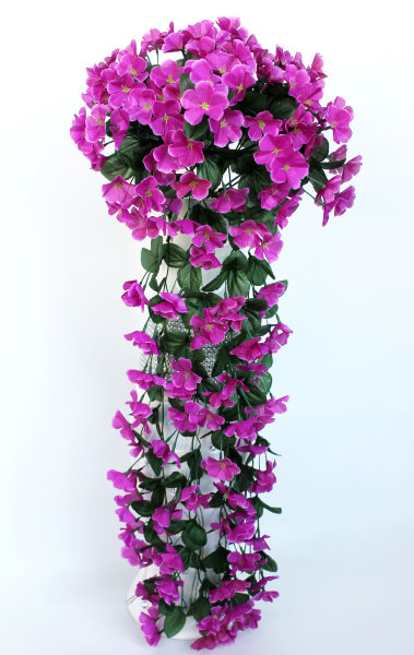Б11810 Б/С Фиалка ампельная длинная 204 цветочка 80см
