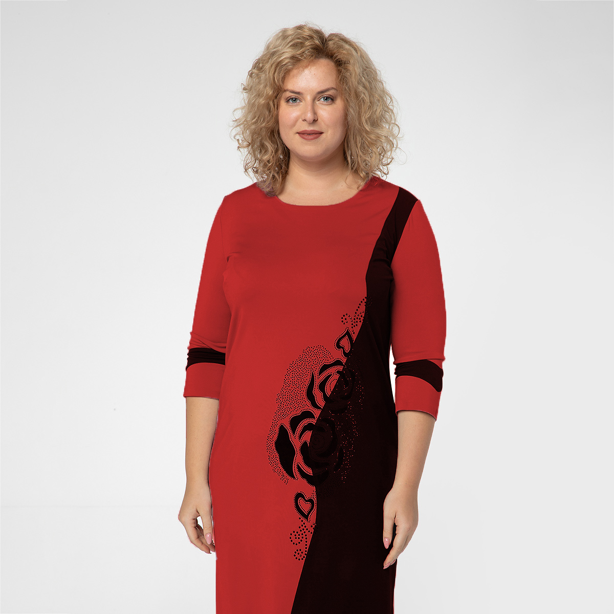 ст. цена2400руб.! Платье, трикотаж, красный