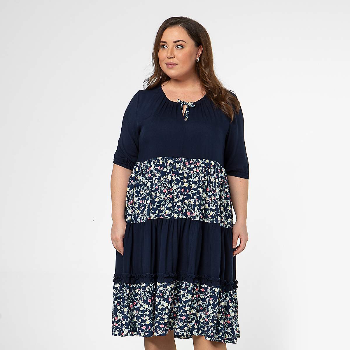 ст. цена2400руб.! Платье, трикотаж, синий