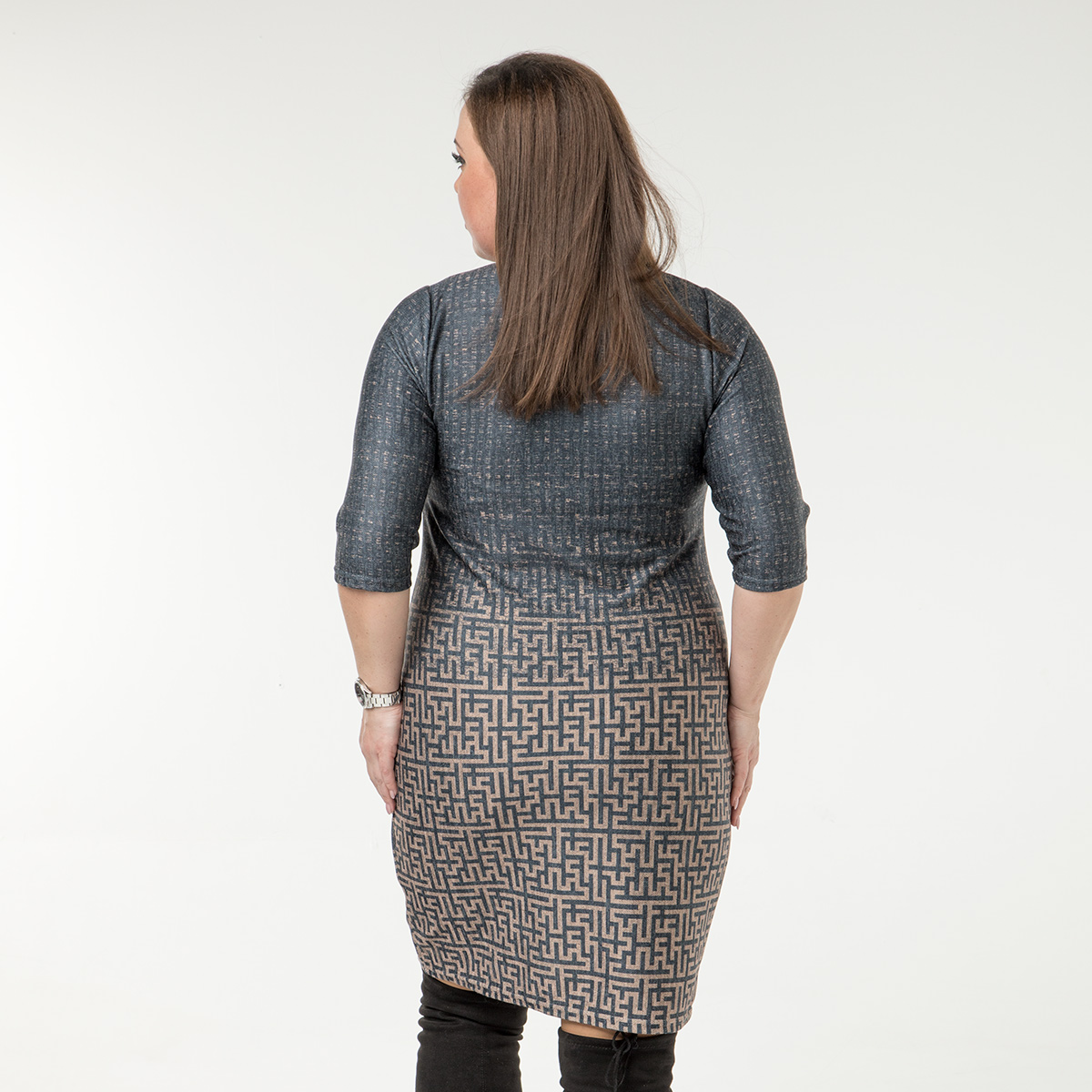 ст. цена2200руб.! Платье, трикотаж, бежевый