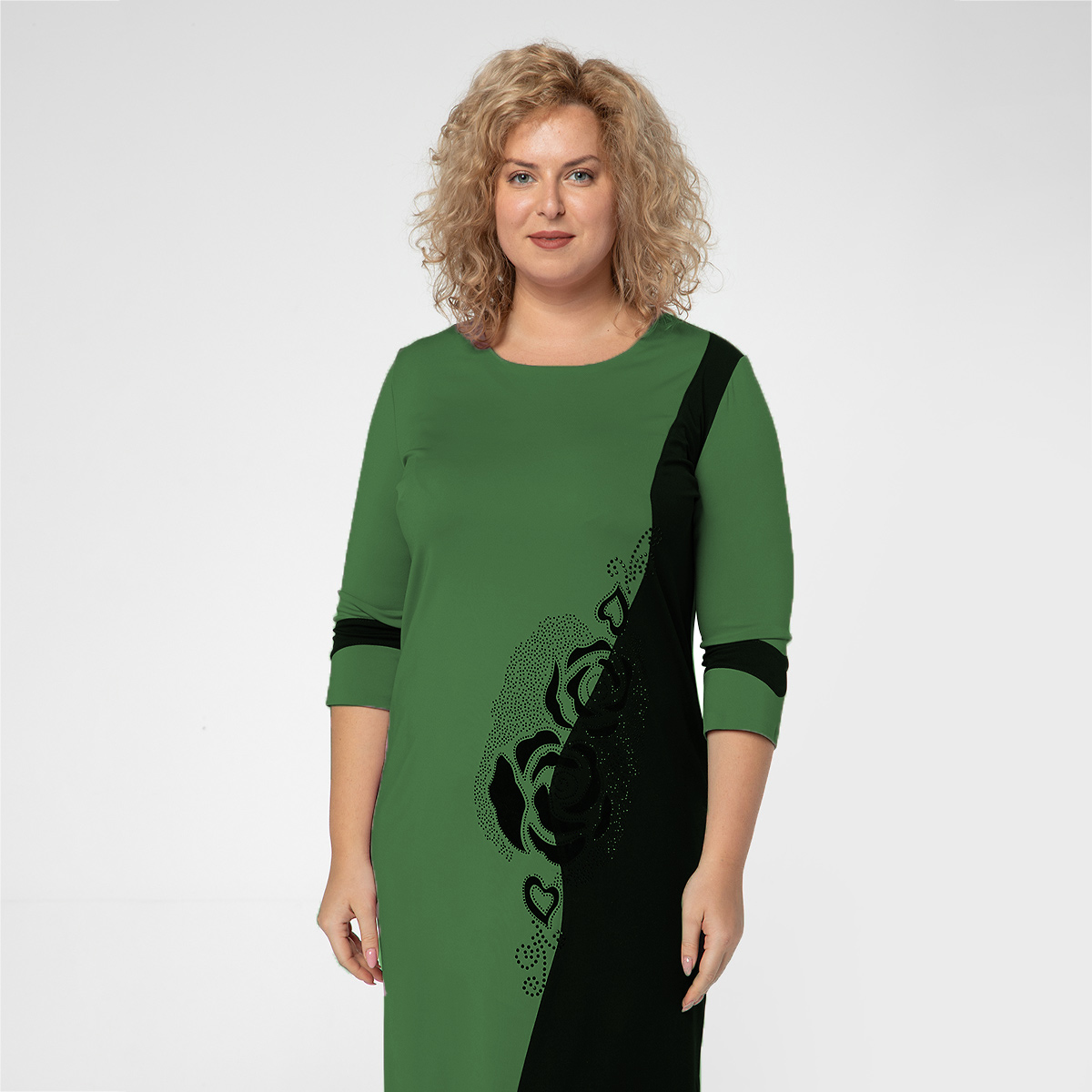 ст. цена2400руб.! Платье, трикотаж, зеленый