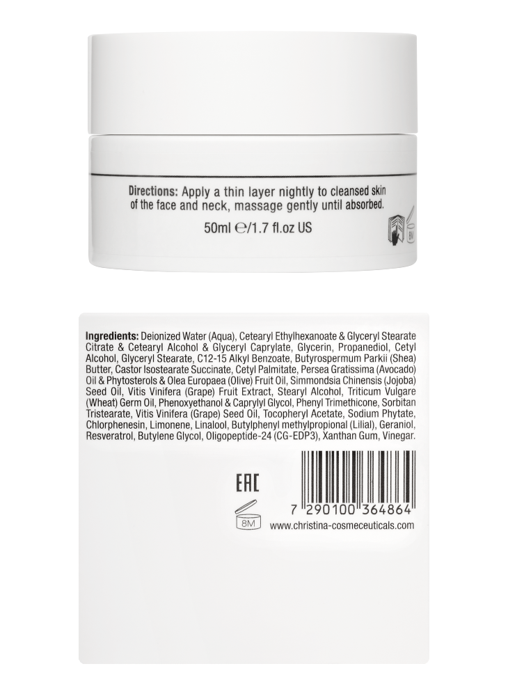 Chateau de Beaute Deep Beaute Night Cream, Интенсивный обновляющий ночной крем, 50 мл CHRISTINA
