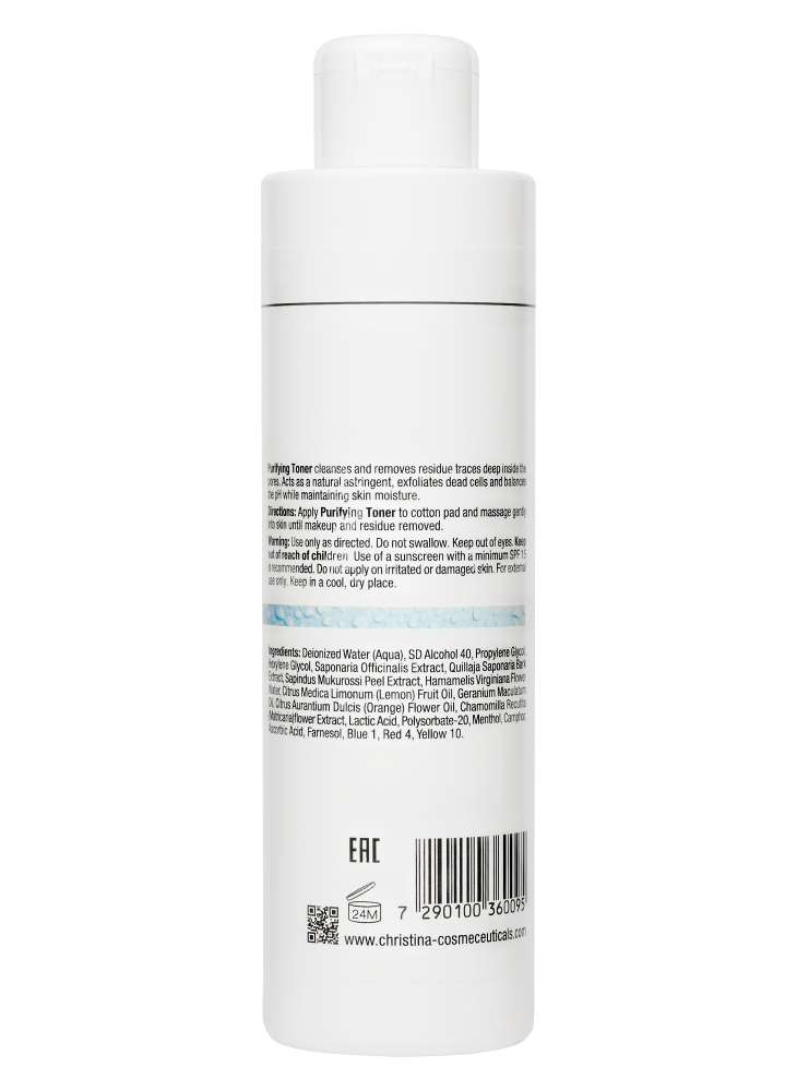 Fresh Purifying Toner for normal skin, Очищающий тоник для нормальной кожи, 300 мл CHRISTINA