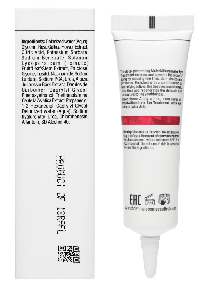 Comodex Moist & Illuminate Eye Treatment, Увлажняющий гель для глаз «Сияние», 30 мл CHRISTINA