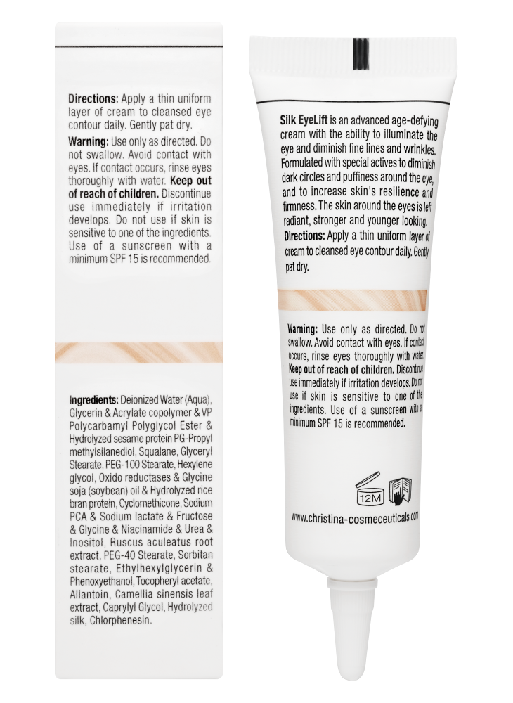 Silk Eyelift Cream, Подтягивающий крем для кожи вокруг глаз, 30 мл CHRISTINA