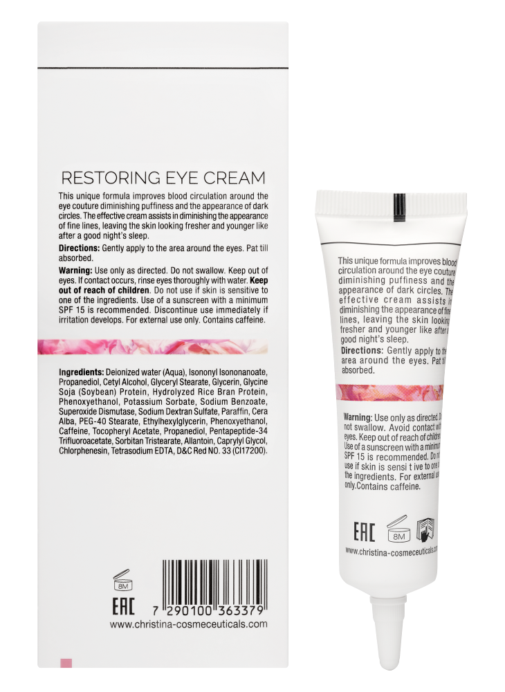 Muse Restoring Eye Cream, Восстанавливающий крем для кожи вокруг глаз, 30 мл CHRISTINA