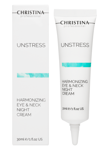 Unstress Harmonizing Eye & Neck Night Cream, Гармонизирующий ночной крем для кожи вокруг глаз и шеи, 30 мл CHRISTINA