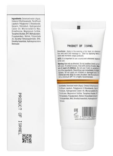 Line Repair Fix Retinol E Active Cream, Активный крем с ретинолом, 60 мл CHRISTINA