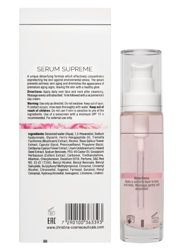 Muse Serum Supreme, Детокс-сыворотка «Суприм», 30 мл CHRISTINA