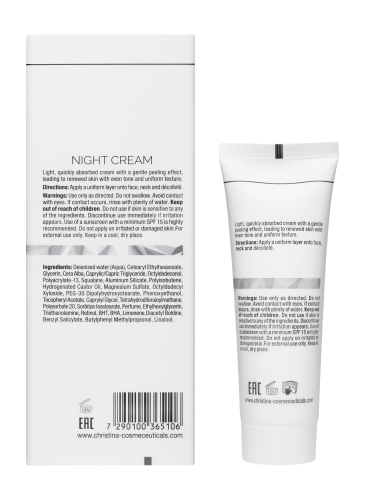 Illustrious Night Cream, Обновляющий ночной крем, 50 мл CHRISTINA