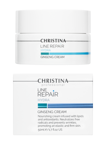 Line Repair Hydra Ginseng Cream, Увлажняющий и питательный крем «Женьшень», 50 мл CHRISTINA