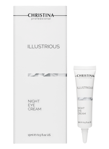 Illustrious Night Eye Cream, Омолаживающий ночной крем для кожи вокруг глаз, 15 мл CHRISTINA