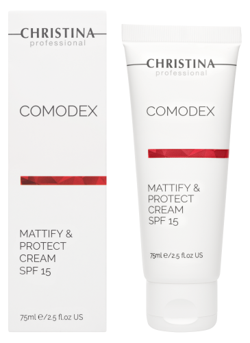 Comodex Mattify & Protect Cream SPF 15, Матирующий защитный крем SPF 15, 75 мл CHRISTINA