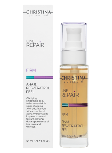 Line Repair Firm AHA & Resveratrol Peel, Кислотный пилинг с ресвератролом, 50 мл CHRISTINA