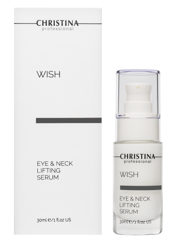 Wish Eyes & Neck Lifting Serum, Подтягивающая сыворотка для кожи вокруг глаз и шеи, 30 мл CHRISTINA