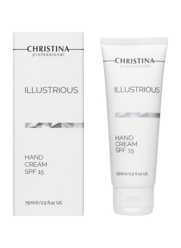 Illustrious Hand Cream SPF15, Защитный крем для рук SPF15, 75 мл CHRISTINA