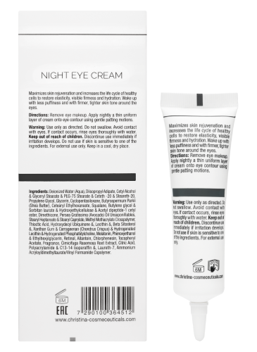 Wish Night Eye Cream, Ночной крем для кожи вокруг глаз, 30 мл CHRISTINA