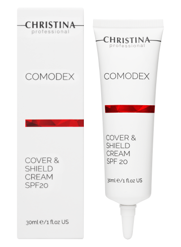 Comodex Cover & Shield Cream SPF 20, Защитный крем с тоном SPF 20, 30 мл CHRISTINA