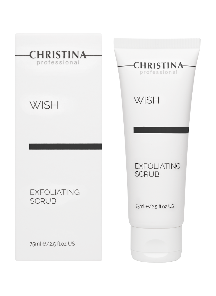 Wish Exfoliating Scrub, Скраб-эксфолиатор, 75 мл CHRISTINA