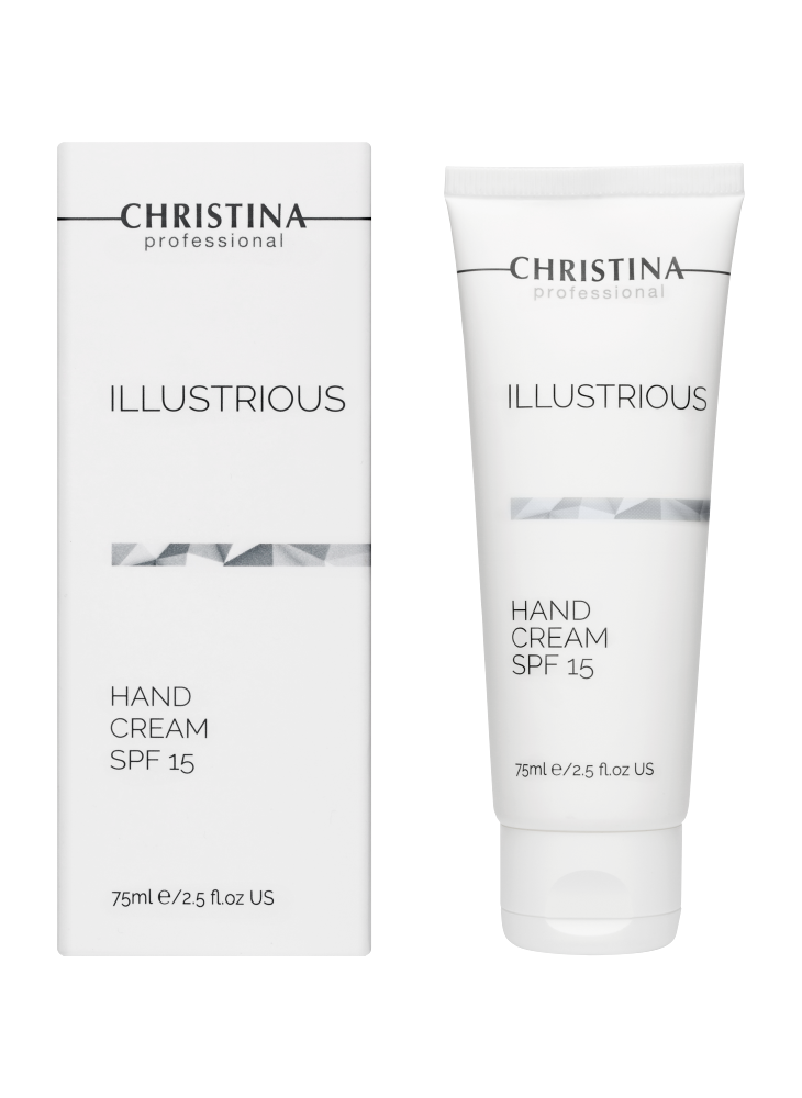 Illustrious Hand Cream SPF15, Защитный крем для рук SPF15, 75 мл CHRISTINA