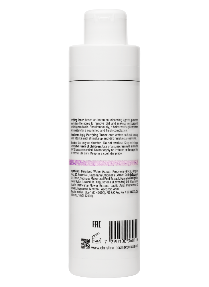 Fresh Purifying Toner for dry skin, Очищающий тоник для сухой кожи, 300 мл CHRISTINA