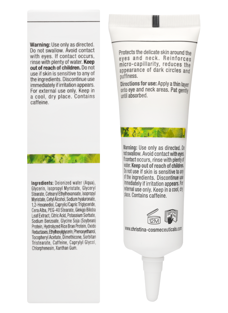 Bio Phyto Enlightening Eye and Neck Cream, Осветляющий крем для кожи вокруг глаз и шеи, 30 мл CHRISTINA
