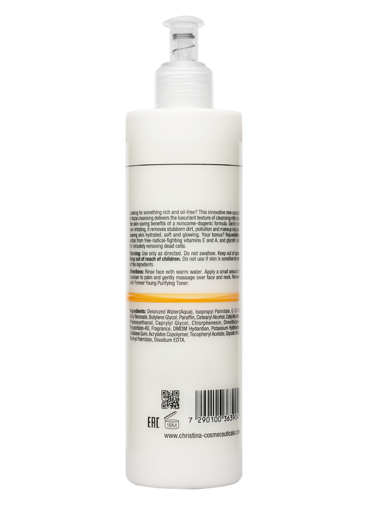 Forever Young Gentle Cleansing Milk, Нежное очищающее молочко, 300 мл CHRISTINA